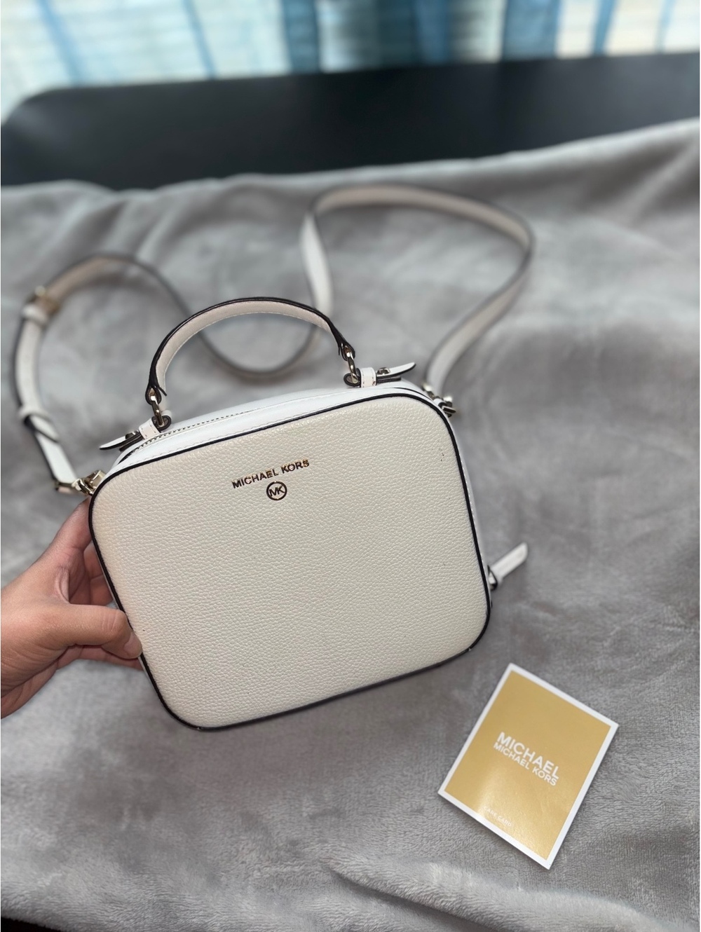 Michael Kors Crossbody bag pebbled Leather handbag purse